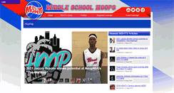 Desktop Screenshot of middleschoolhoops.com
